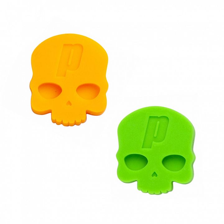 Prince Hydrogen Skull-Damp Vibration Dampener 2-Pack Orange / Green